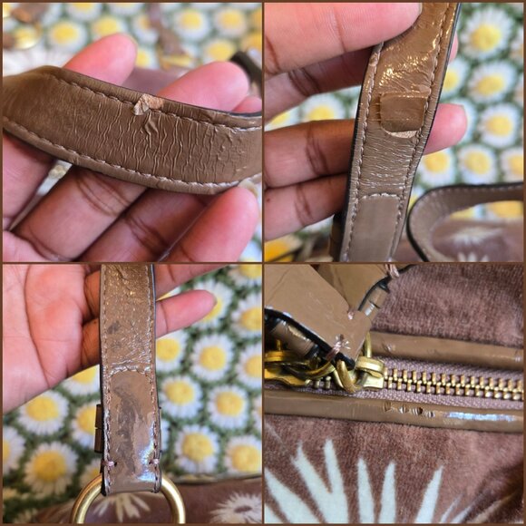 Juicy Couture Brown Poinsettia Handbag - Picture 9 of 13